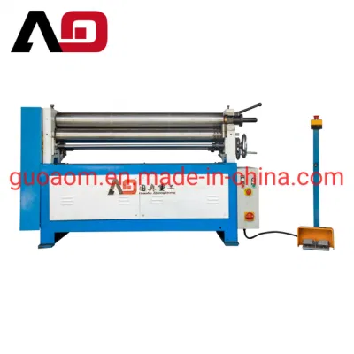 W12 20mm Thickness 3000mm Length Iron Steel Sheet Rolling Machine Hydraulic Roller