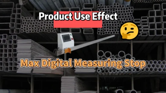 Maxi Digital Measuring Stop Length Fixing Machine for Aluminum Blind Tube